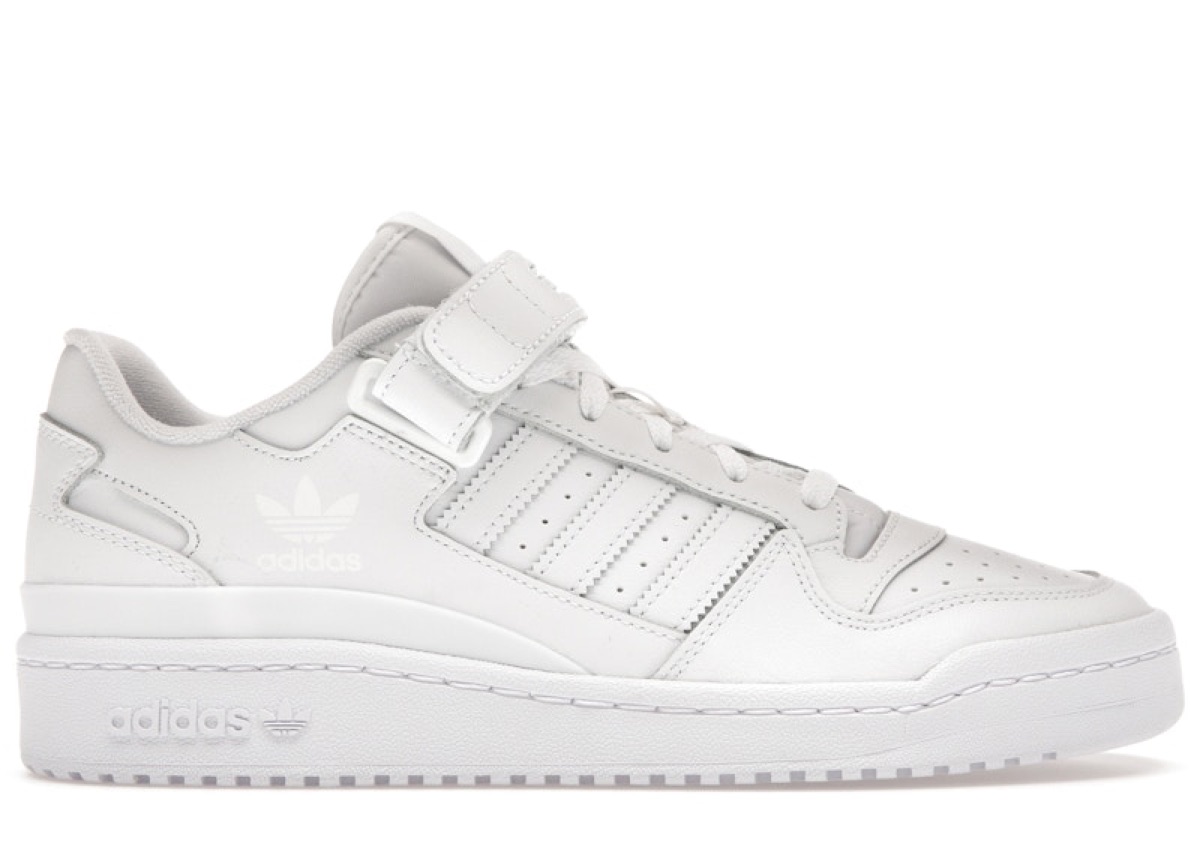 Adidas Forum Low — Triple White — Adidas Forum Leather