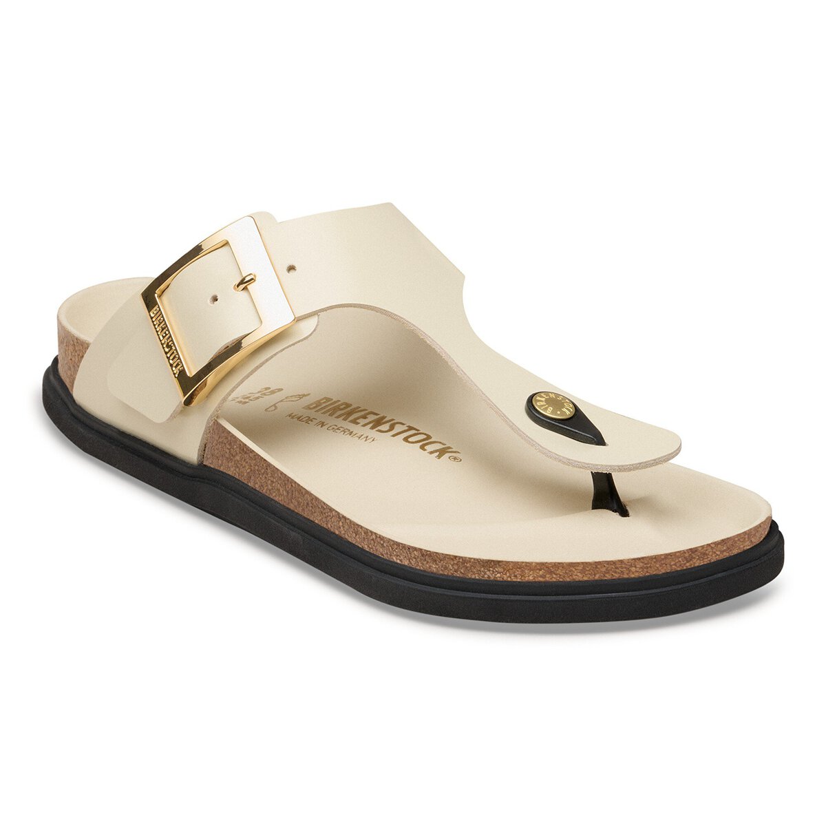 Birkenstock Gizeh Birko-Flor Sandals — Gold — Birkenstock Gizeh Birko-Flor