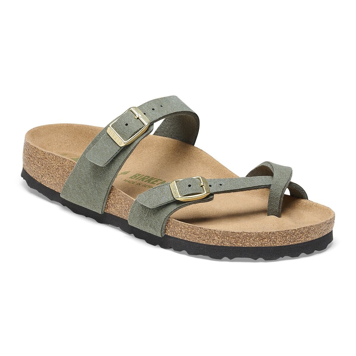 Birkenstock Mayari Vegan Birko-Flor Nubuck Sandals — Black — Birkenstock Mayari Vegan Birko-Flor Nubuck