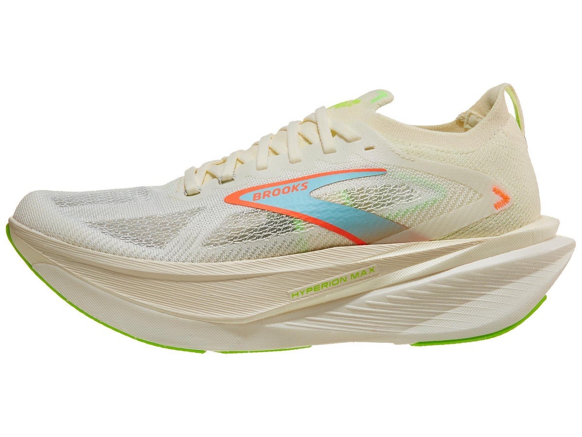 Brooks Hyperion Max 3 — Coconut/Green Gecko — Brooks Hyperion Max Knit