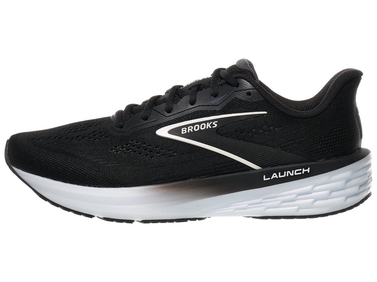 Brooks Launch 12 — Black/Grey/White — Brooks Launch Mesh