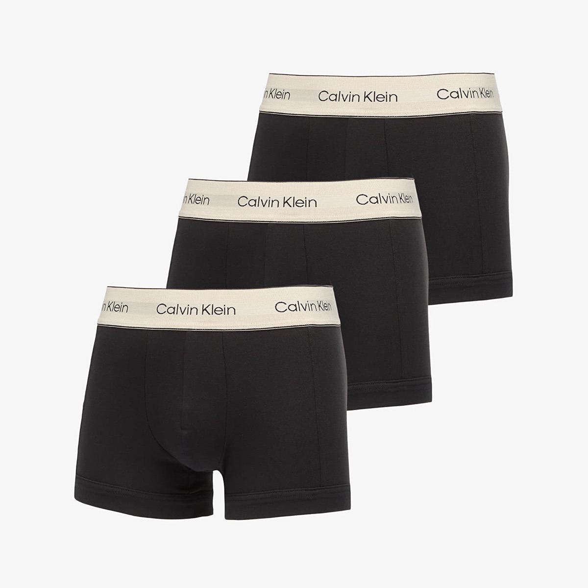 Calvin Klein Cotton Stretch Trunk — Black (3-pack)