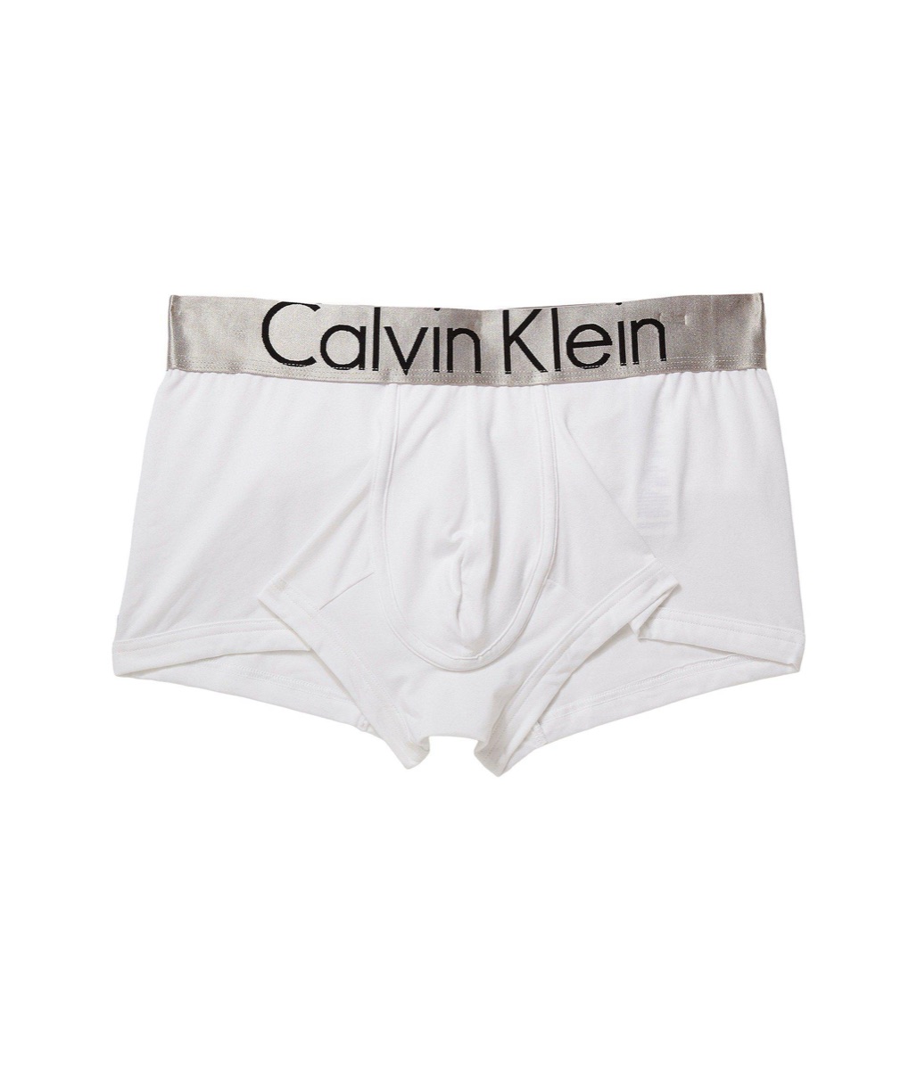 Calvin Klein Steel Micro Trunk — White (3-pack)