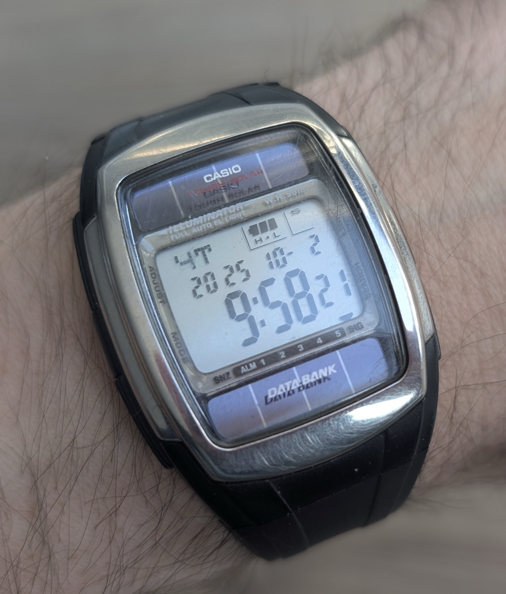 Casio Databank DB-E30 — Tough Solar — Casio Databank Resin