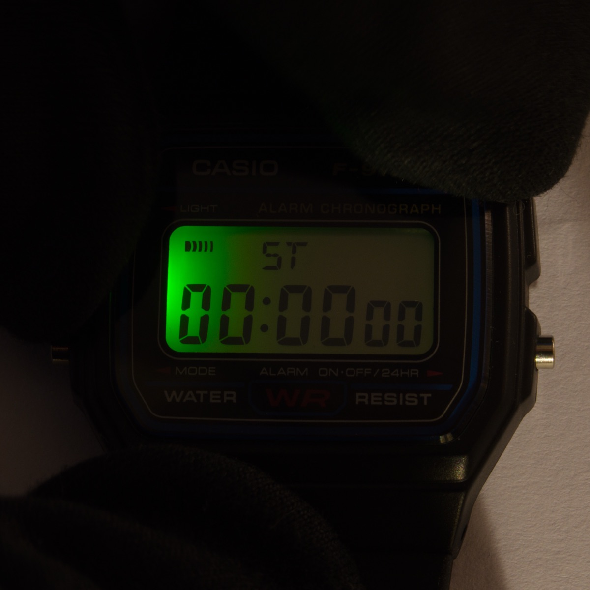 Casio F-91W — LED Light Edition — Casio F-91W Resin
