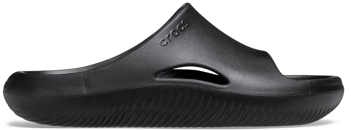 Crocs Mellow Recovery Slide — Black — Crocs Mellow Mule Croslite