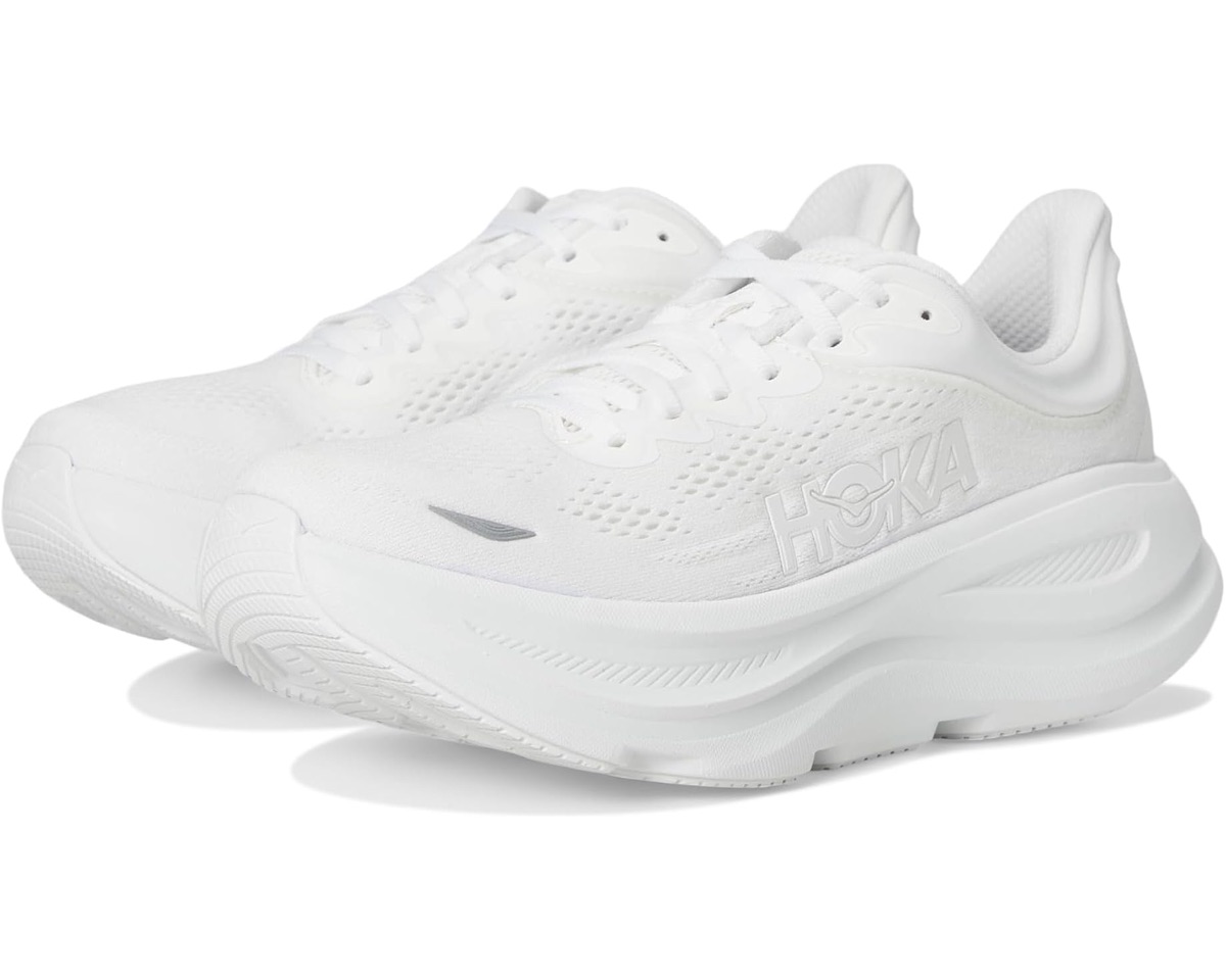 Hoka Bondi 9 — Triple White