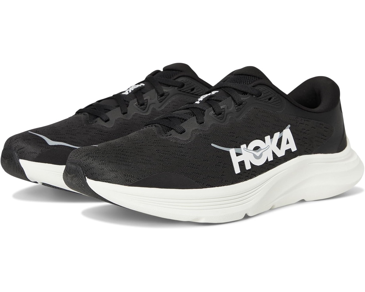 Hoka — Max-cushion running — Clifton, Bondi, Speedgoat