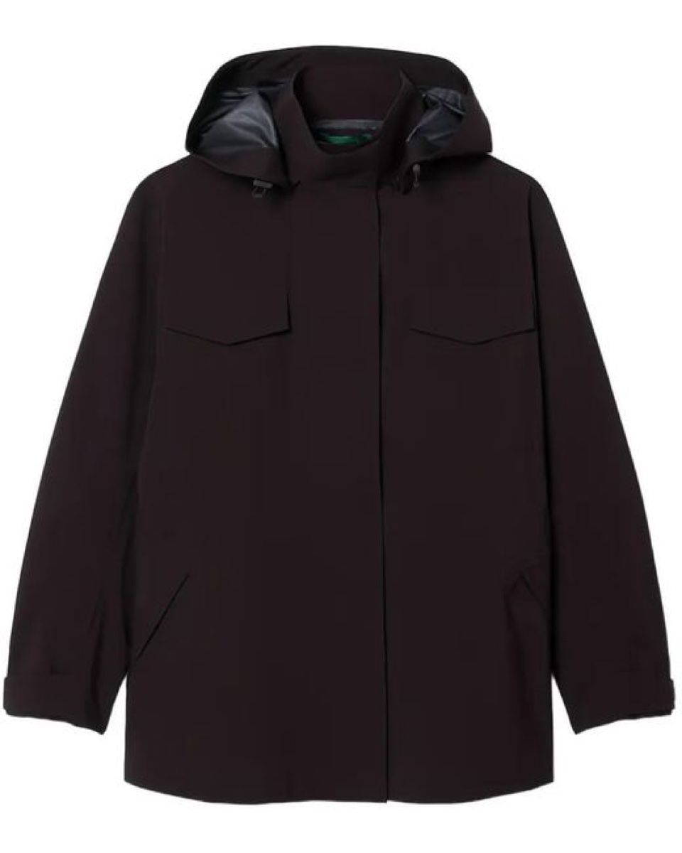 Lacoste Waterproof Parka — Brown — Lacoste Parka Polyester