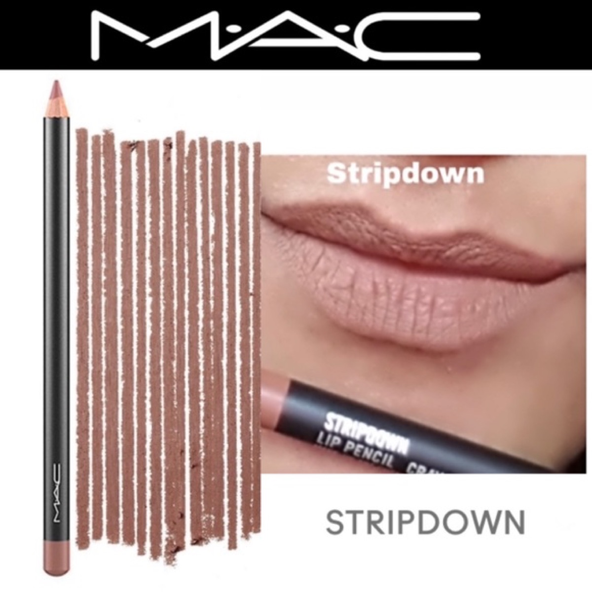MAC Stripdown Lip Pencil — MAC Lip Pencil Pencil