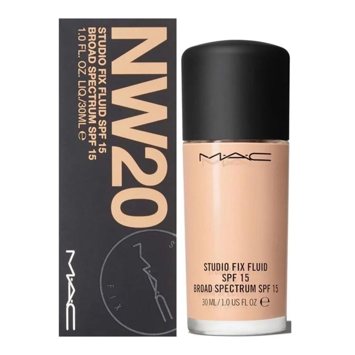 MAC Studio Fix Fluid SPF 15 Foundation — NW20 — MAC Studio Fix Foundation Liquid
