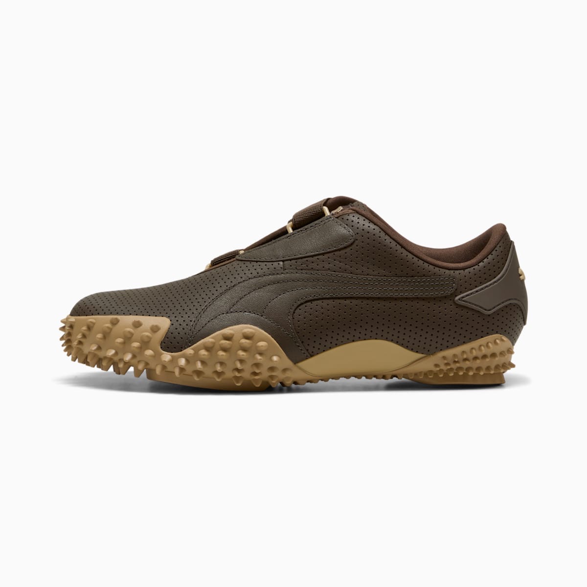 Puma Mostro Perforated — Chocolate / Sand — Puma Mostro Leather
