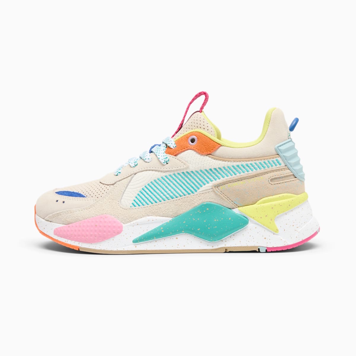 Puma RS-X Suede Multi — Alpine Snow / Tan — Puma RS-X Suede