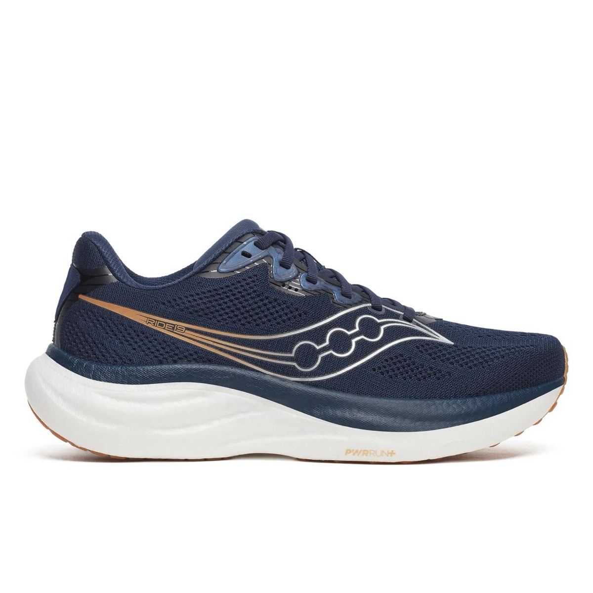 Saucony Ride 19 — Men's Blue — Saucony Ride Mesh