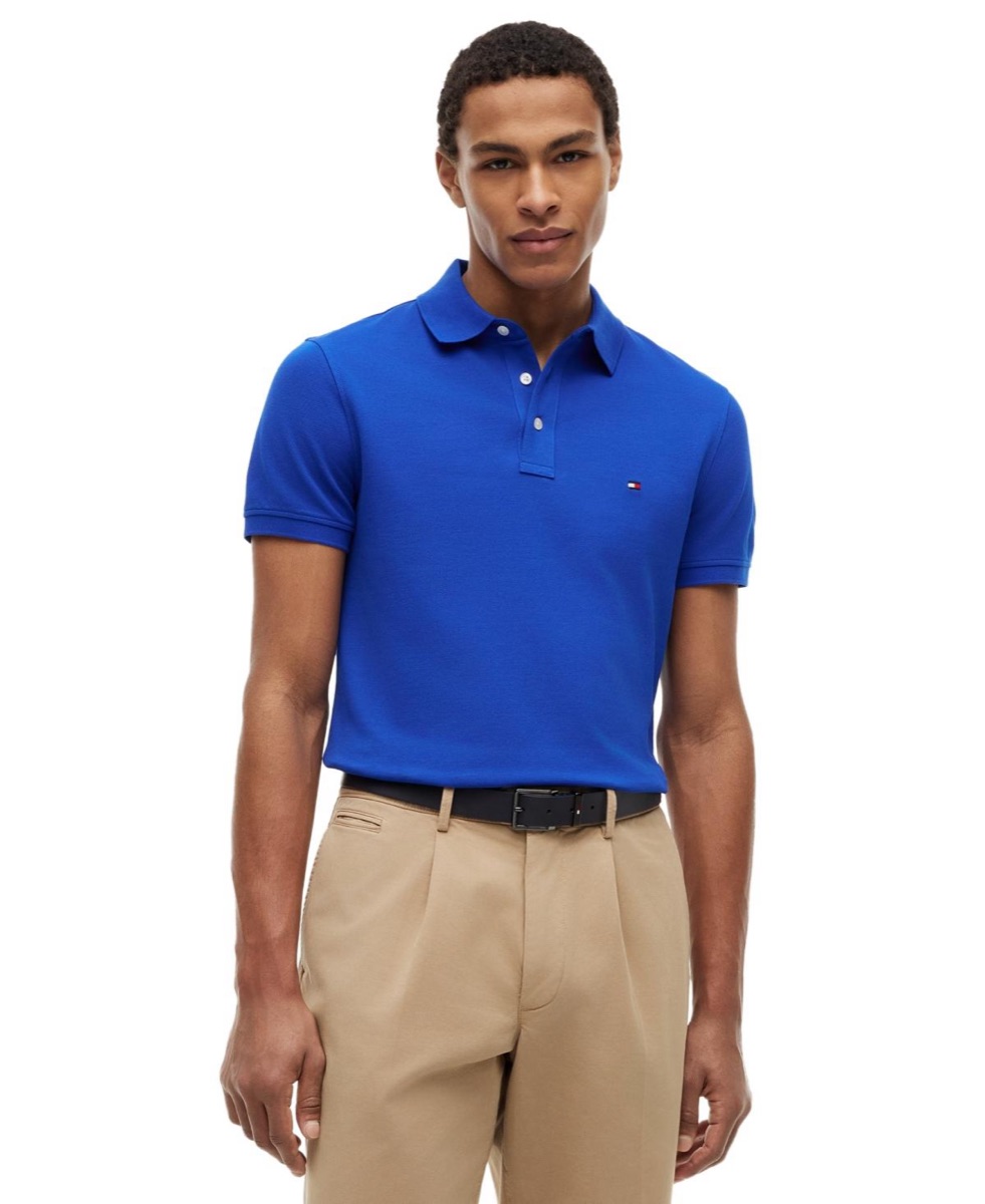 Tommy Hilfiger — American casual prep — flag logo polos and outerwear
