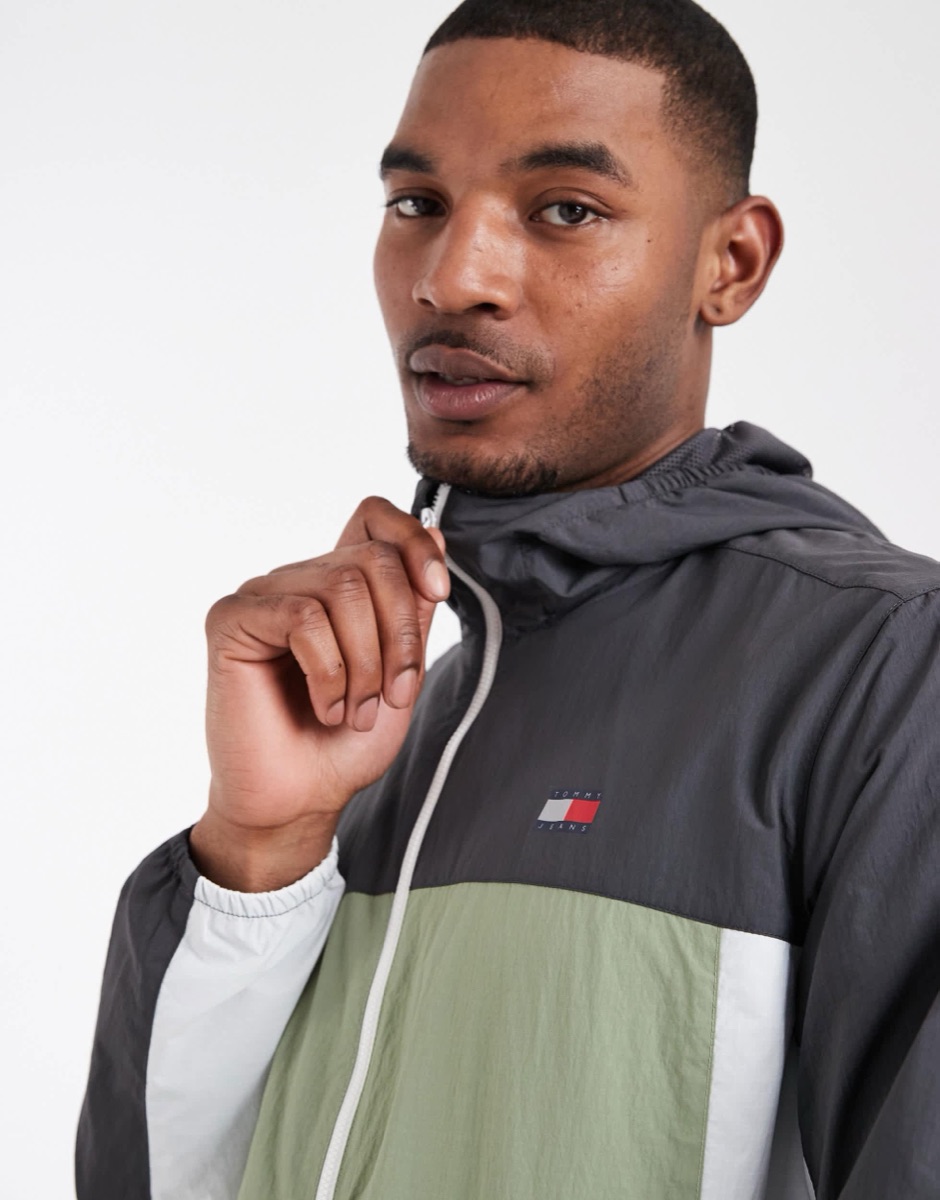 Tommy Hilfiger Chicago Packable Jacket - Olive — Tommy Hilfiger Track Jacket Polyester