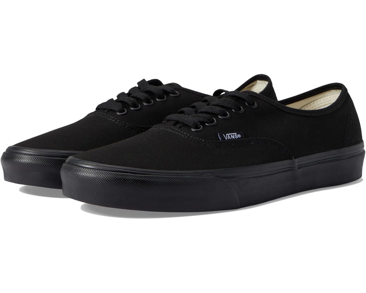 Vans Authentic Wide — Black — Vans Authentic Canvas